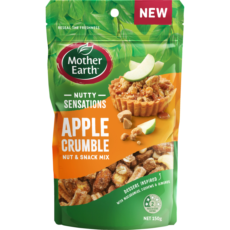 Mother Earth Nutty Sensations Apple Crumble Nut & Snack Mix 150g