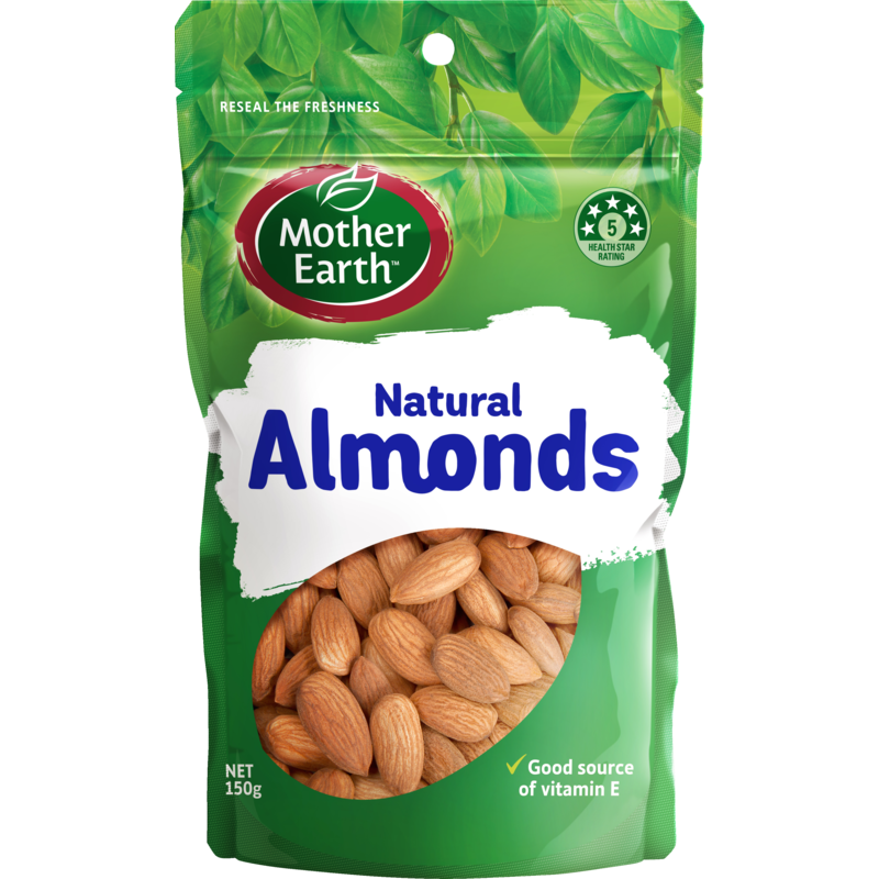 Mother Earth Almonds Natural 150g