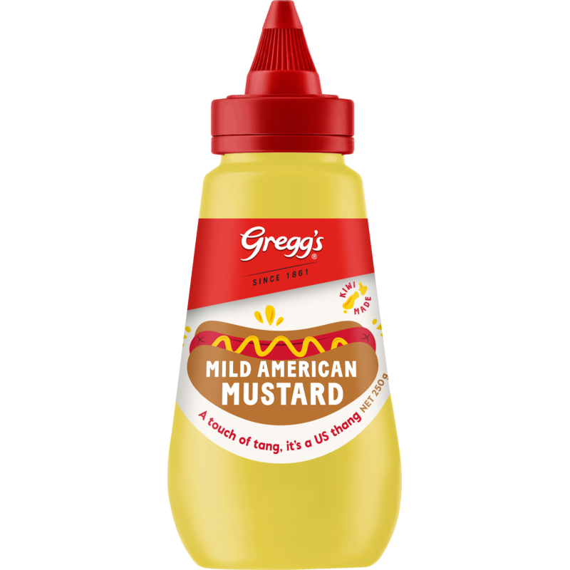 Greggs Mild American Mustard 250g