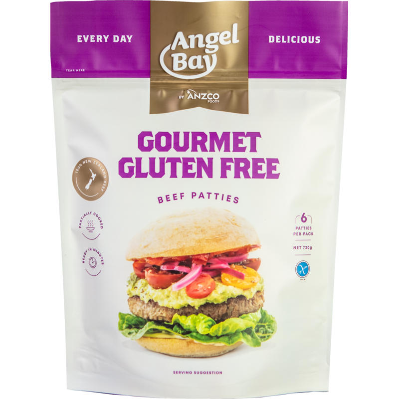 Angel Bay Gourmet GF Beef Patties 640g