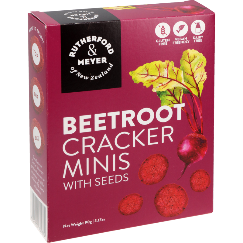 Rutherford & Meyer Beetroot Cracker Minis GF 90g