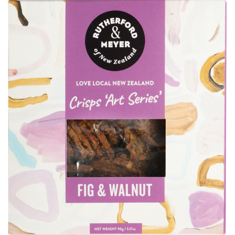 Rutherford & Meyer Crisps Art Series Fig & Walnut 90g