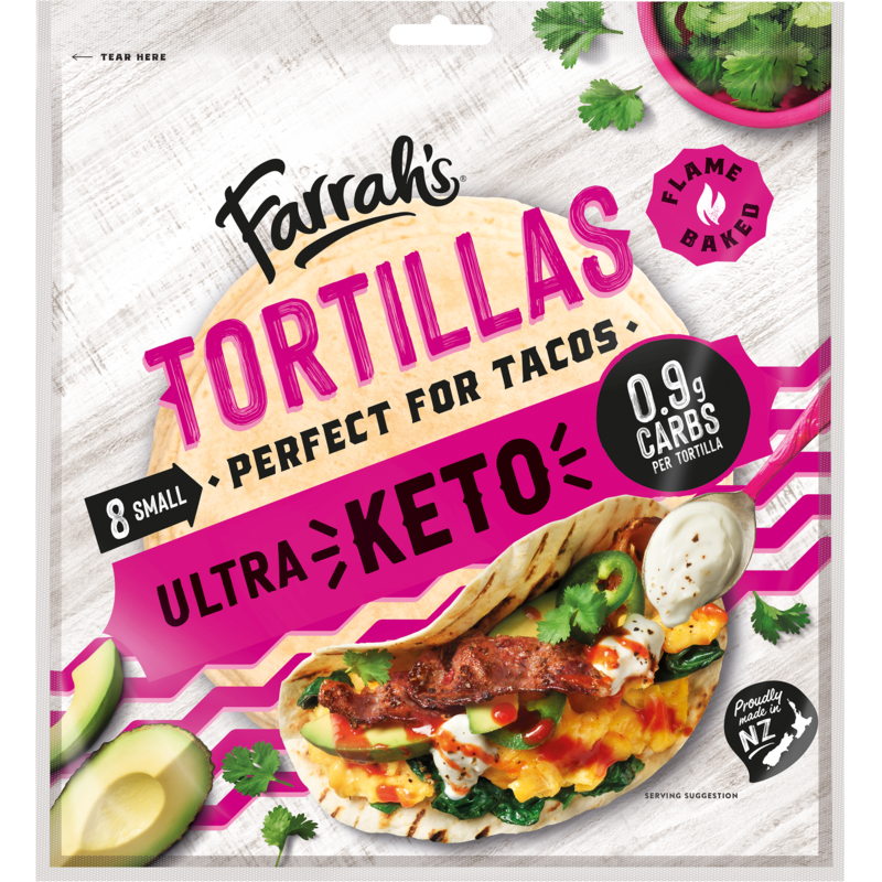 Farrah's Ultra Keto Tortillas 8pk