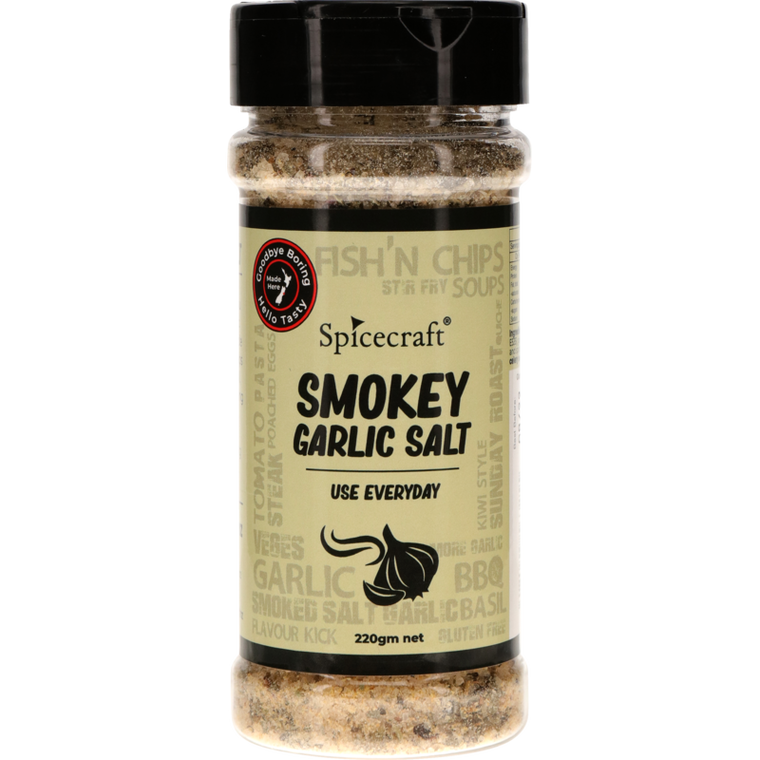 Spicecraft Smokey Garlic Salt Shaker 220g