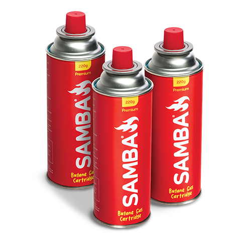 Samba Butane Gas Canister 220g 4pk