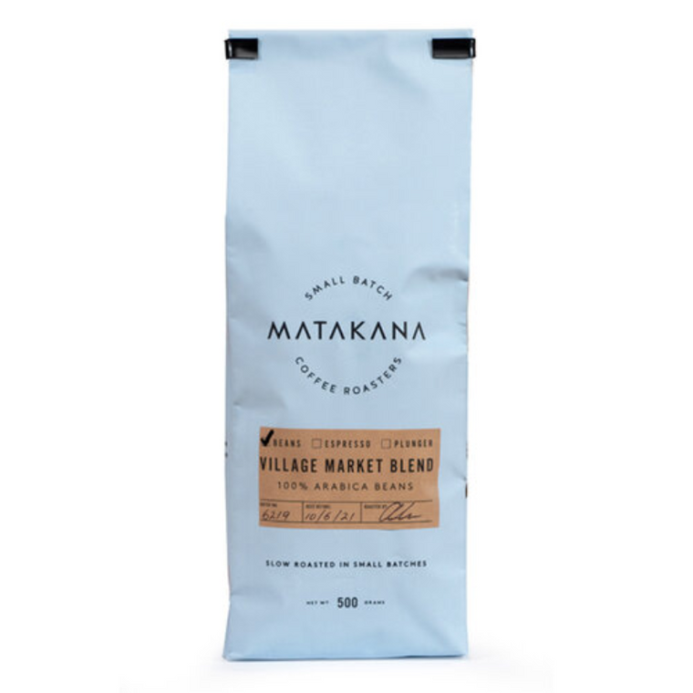 Matakana Coffee Roasters Village Market Blend Beans 500g
