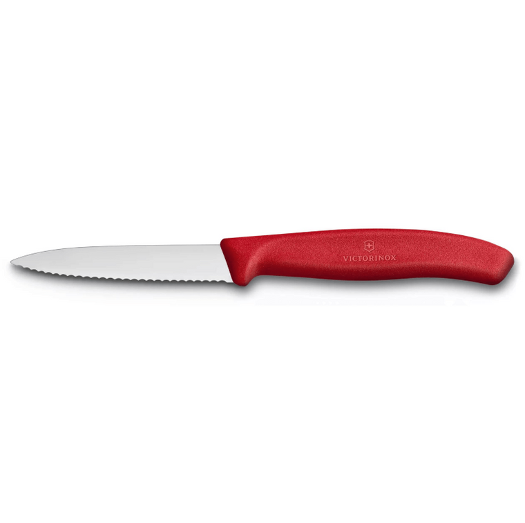 Victorinox Paring Knife 6.7631 Wavy Blade Red 8cm