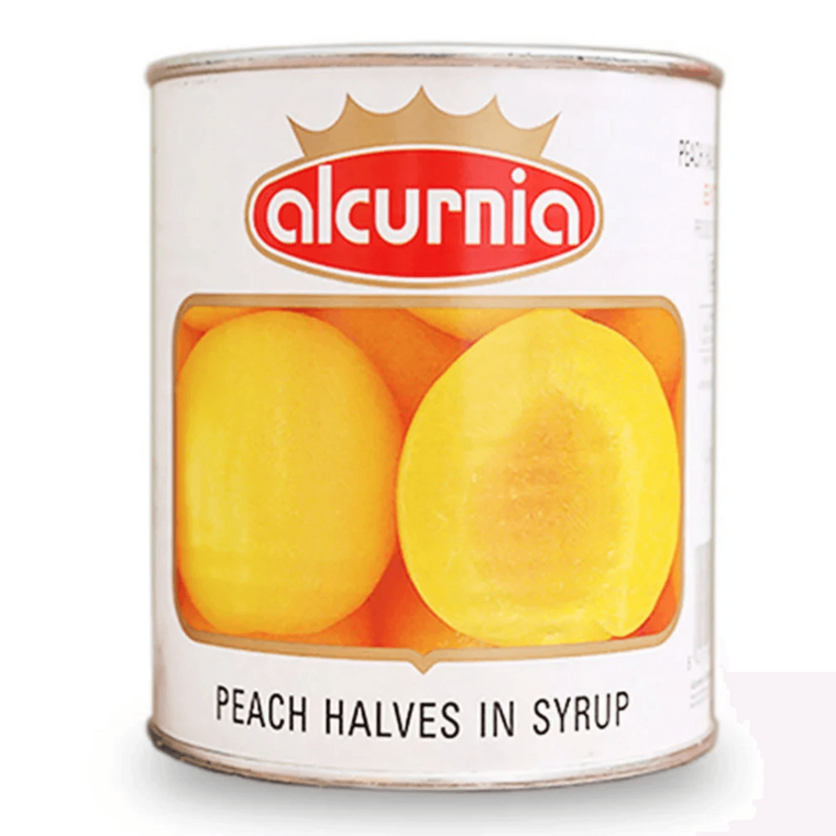 Alcurnia Peach Halves in Syrup 840g