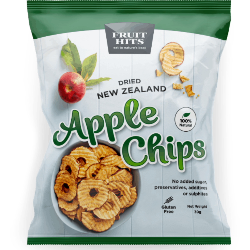 Fruit Hitz Dried New Zealand Apple Chips 90g