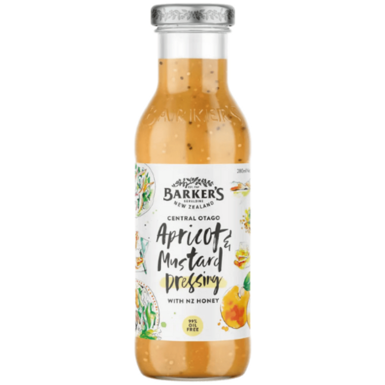 Barkers Apricot Mustard Dressing 280ml