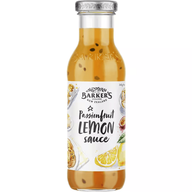 Barkers Passionfruit Lemon Sauce 345g