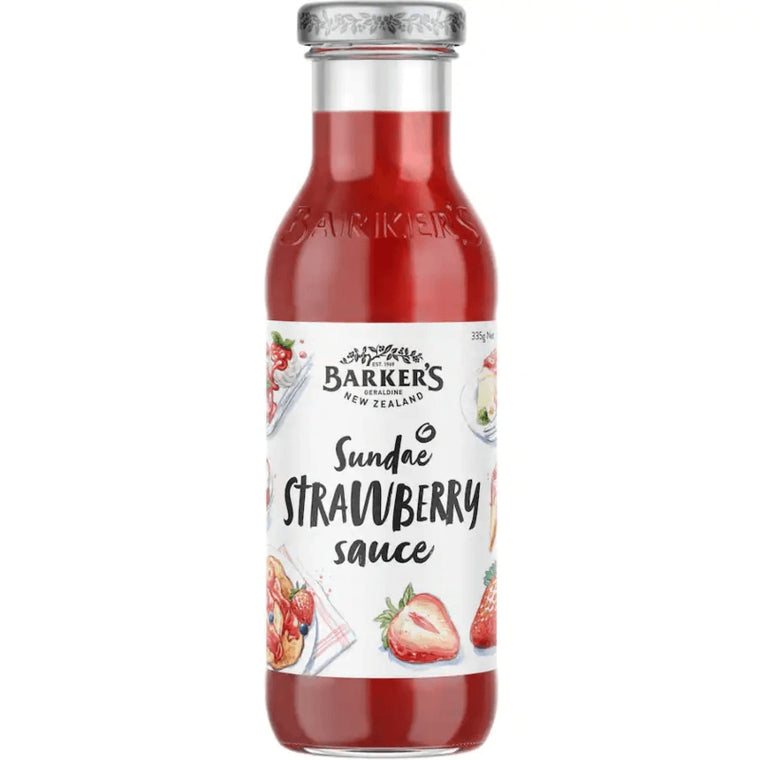 Barkers Strawberry Dessert Sauce 335g