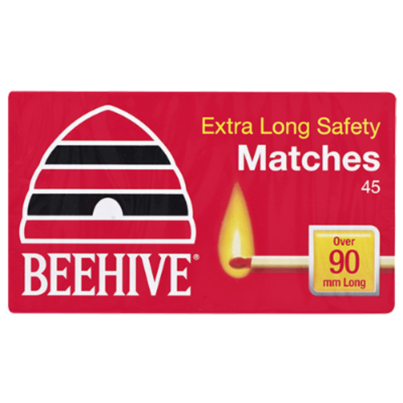 Beehive Extra Long Twin Safety Matches 2pk