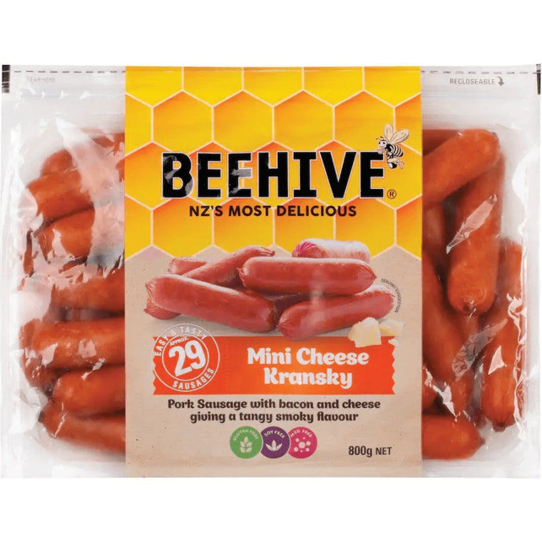 Beehive Mini Cheese Kransky 800g