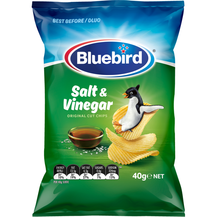 Bluebird Original Cut Salt & Vinegar 150g