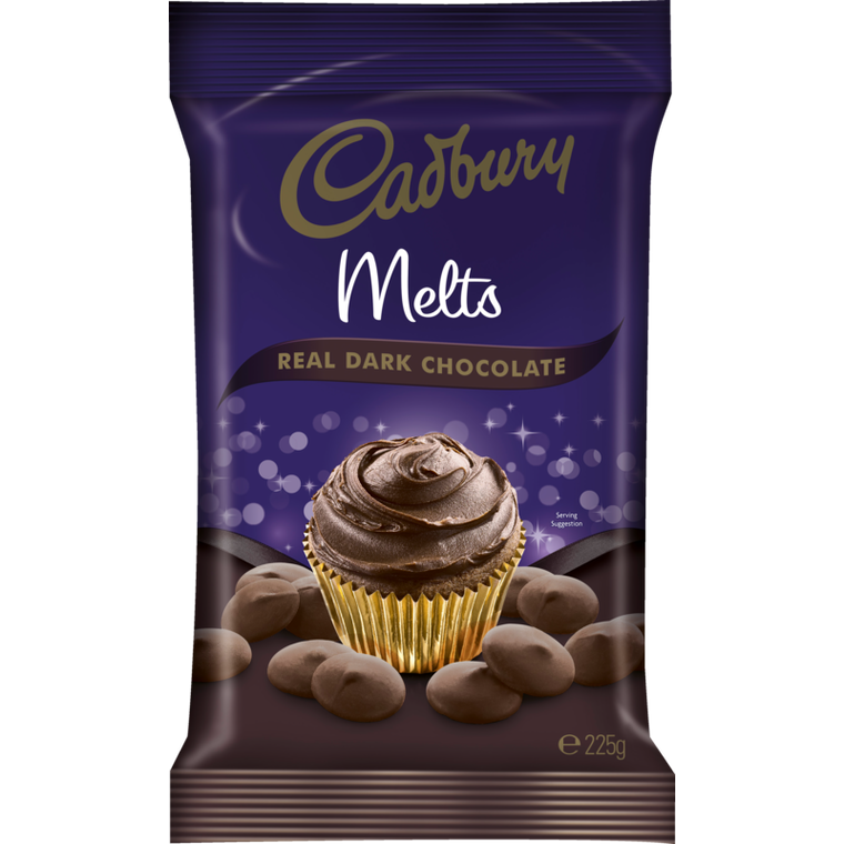 Cadbury Real Dark Chocolate Baking Melts 225g