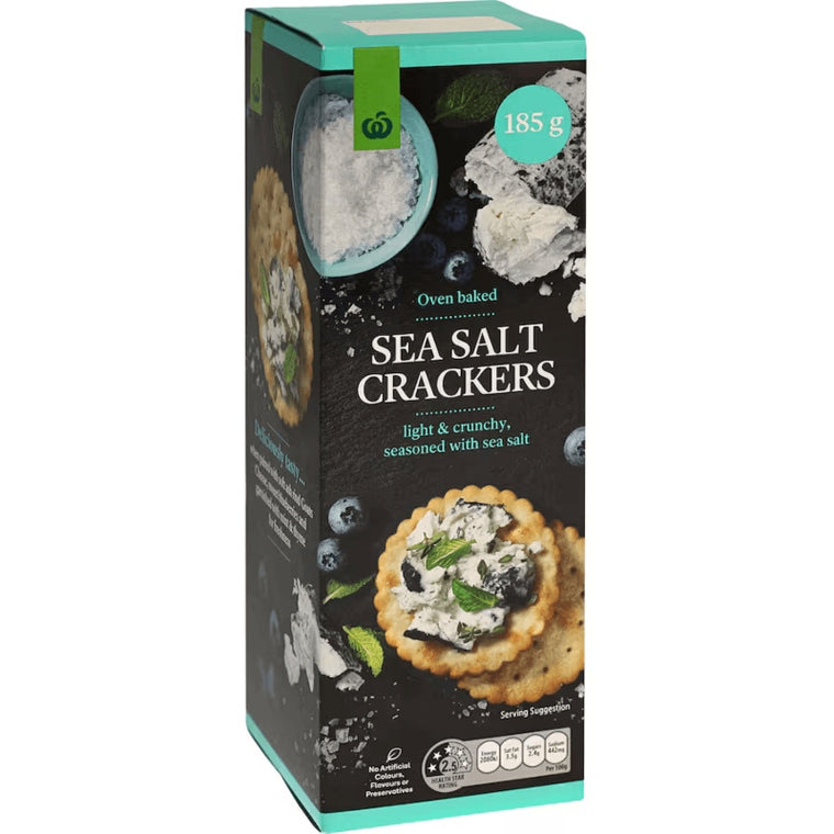 CD Sea Salt Crackers 185g