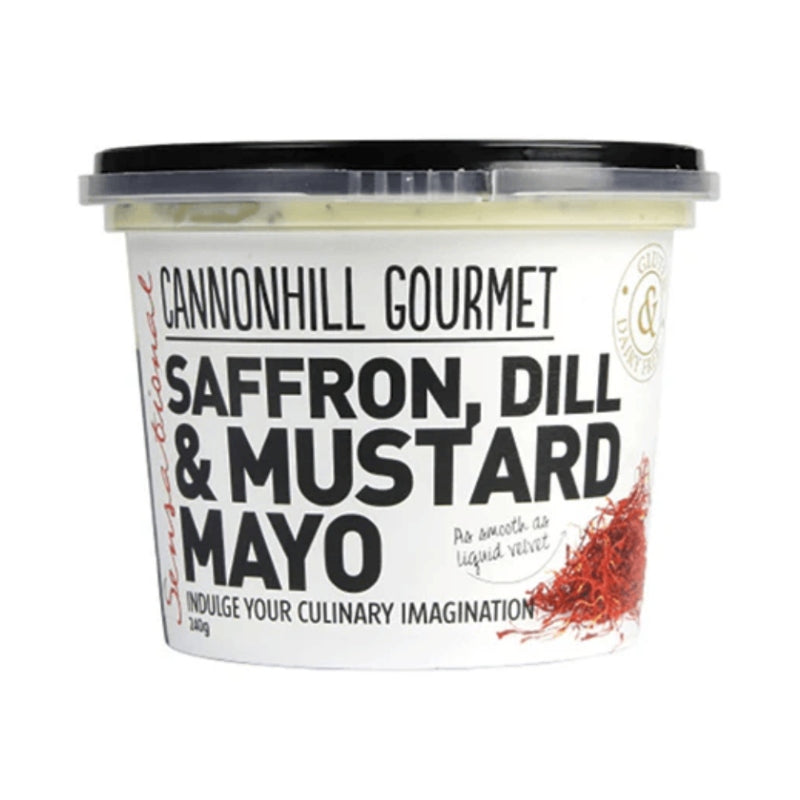 Cannonhill Gourmet Saffron, Dill & Mustard Mayo 240g