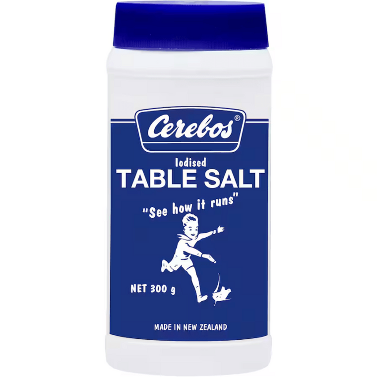 Cerebos Iodised Table Salt Drum 300gm