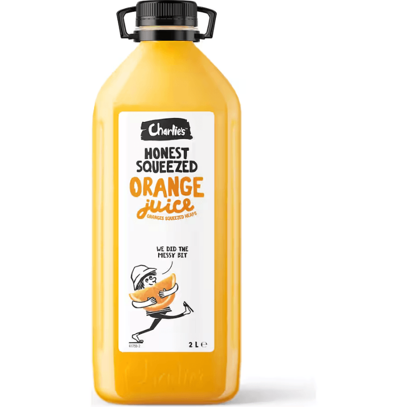 Charlies Honest Squeezed Orange Juice 2L