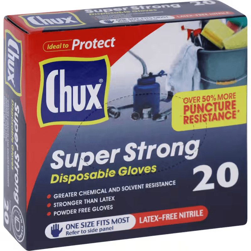 Chux Super Strong Disposable Gloves 20pk