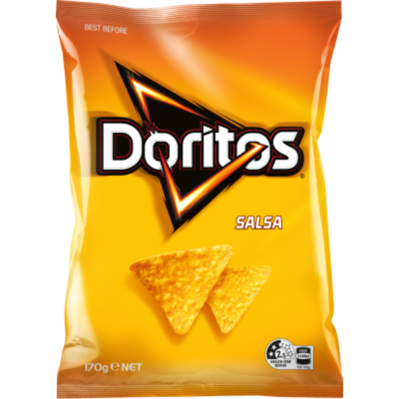 Doritos Salsa Corn Chips 170g