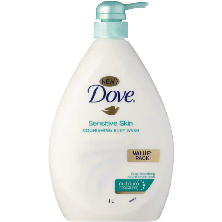 Dove Body Wash Sensitive Pump 1L