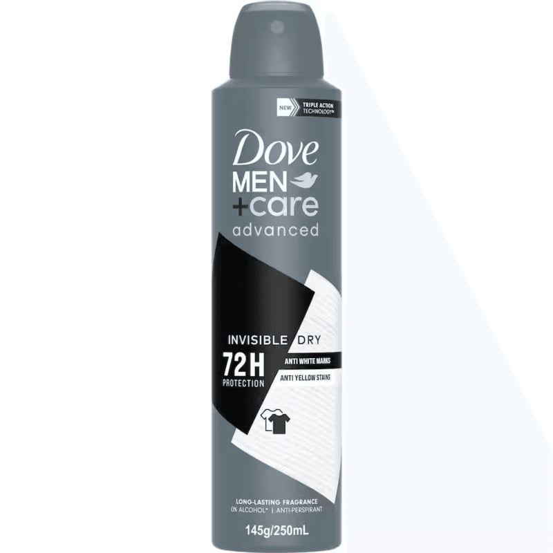 Dove Men Invisible Dry 72H Spray 250ml