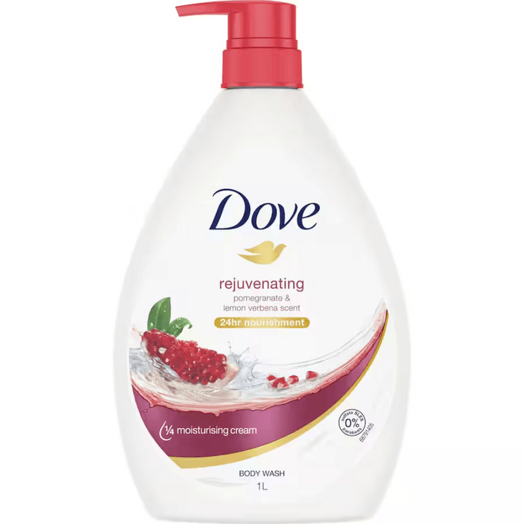 Dove Rejuvenating Pomegranate & Lemon Verbena Body Wash 1L