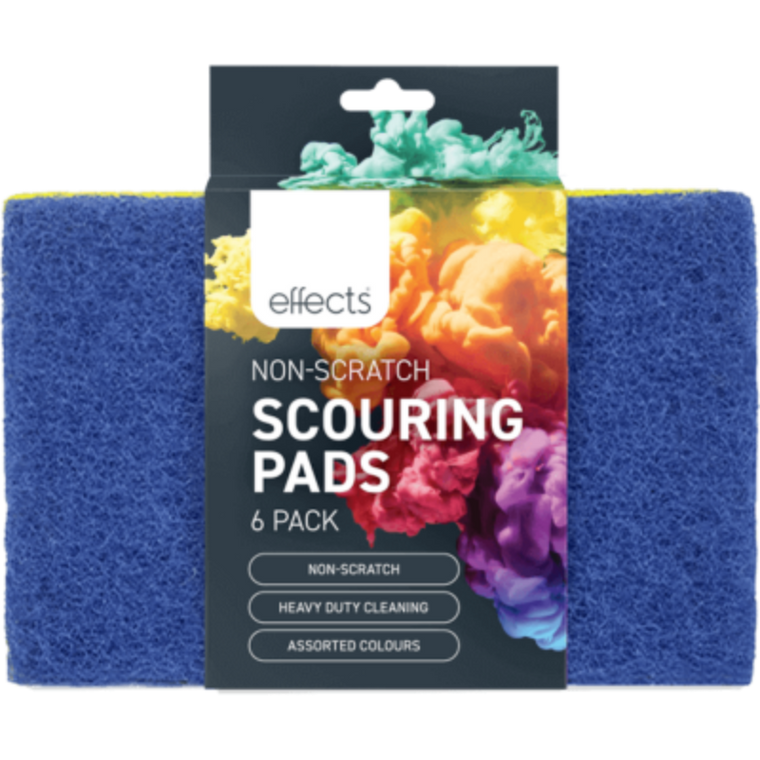 Effects Non Scratch Scouring Pads 6pk