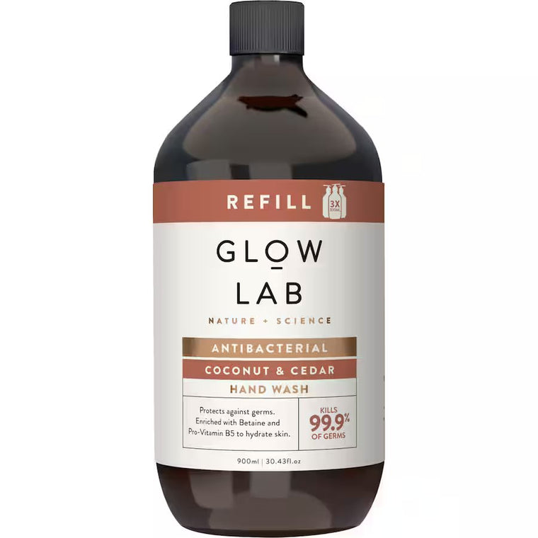 Glow Lab Coconut & Cedar Hand Wash Refill 900ml