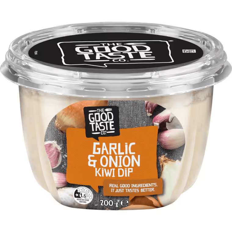 Good Taste Co Garlic & Onion Kiwi Dip 200g