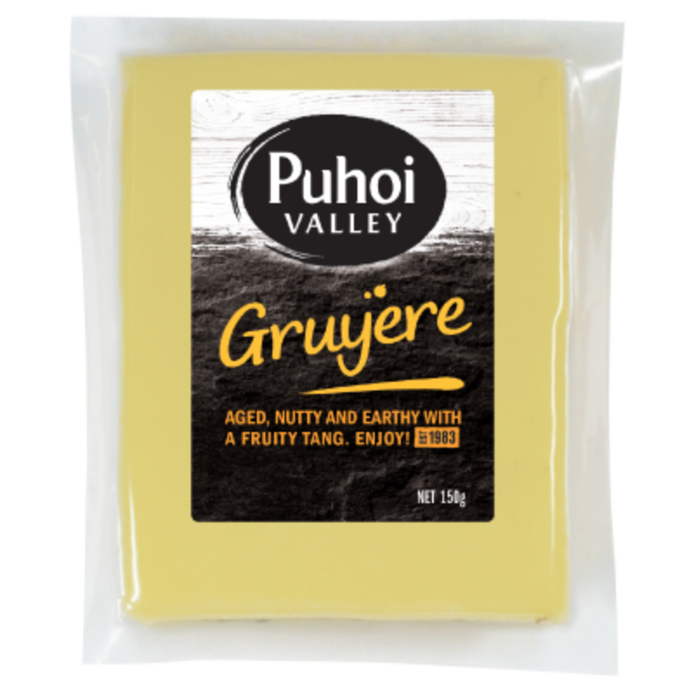 Puhoi Valley Gruyere Cheese 150g