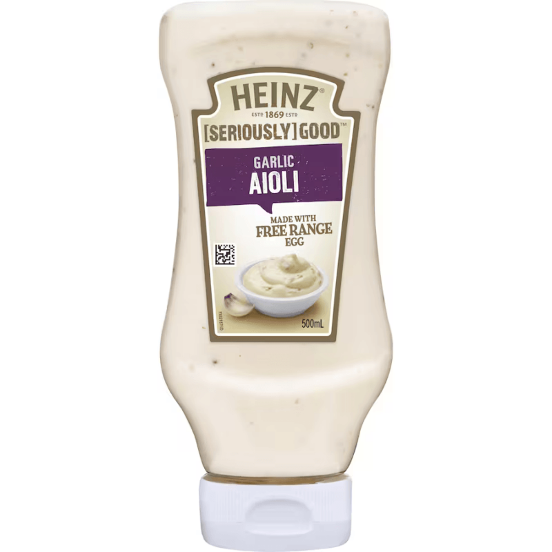 Heinz Seriously Good Garlic Aioli Squeezy 500ml