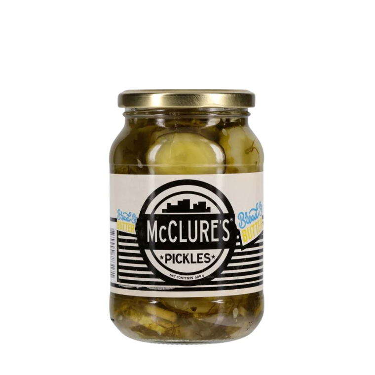 McClure's Bread & Butter Crinkle Cut Pickles 500g