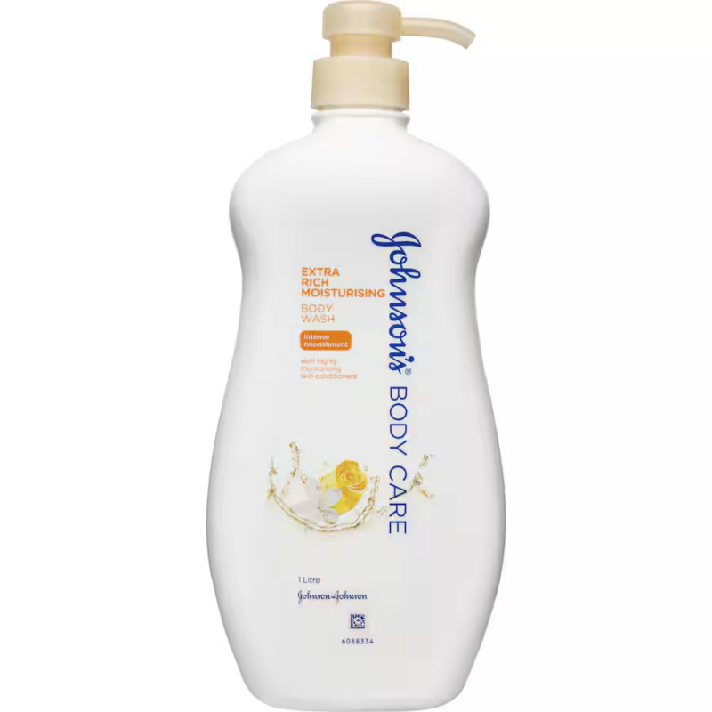 Johnsons Extra Rich Moisturising Body Wash 1L