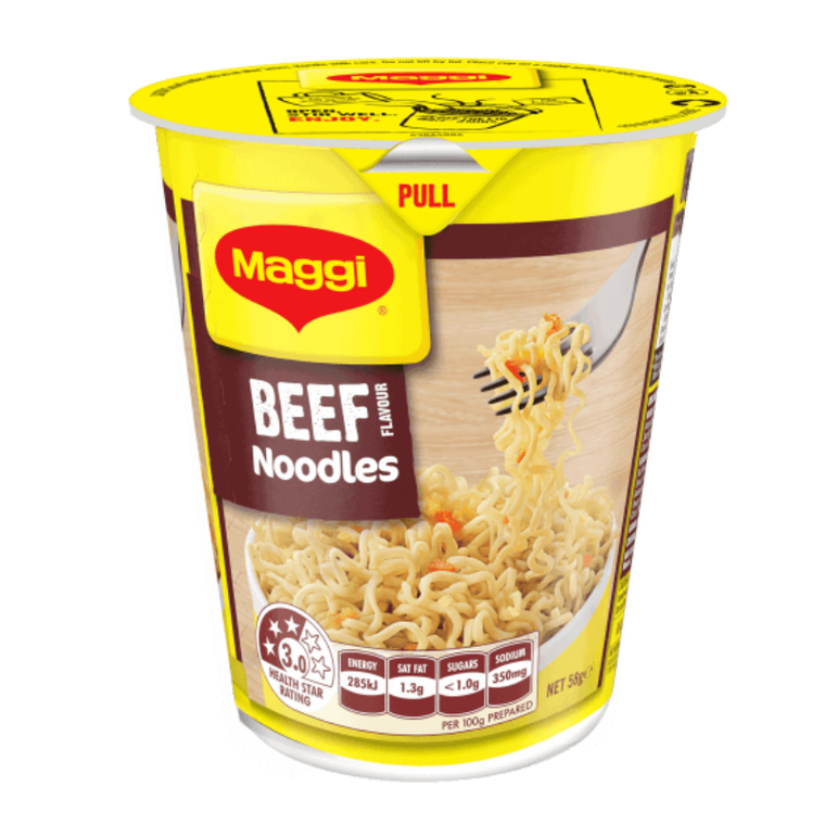 Maggi Beef Noodles Instant Cup 60g