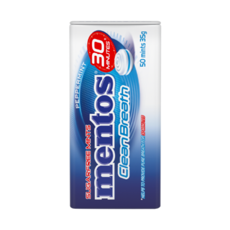 Mentos Clean Breath Peppermint 35g