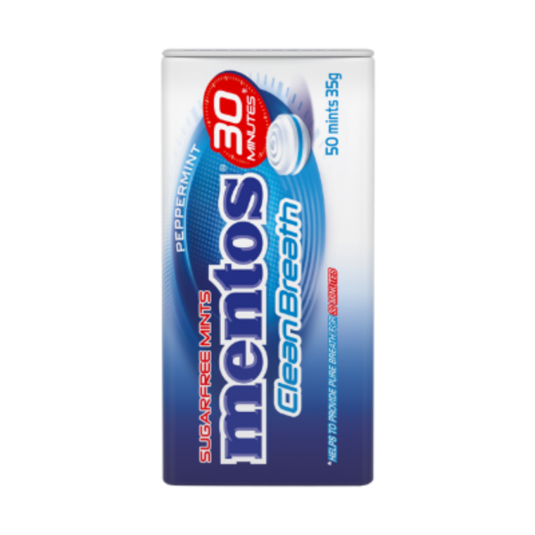 Mentos Clean Breath Peppermint 35g