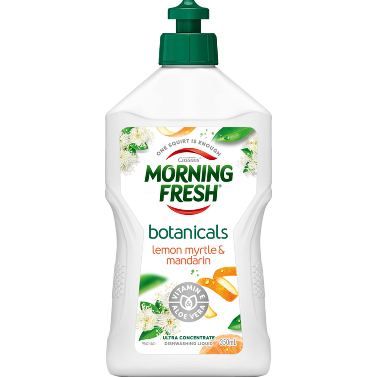 Morning Fresh Botanicals Lemon Myrtle & Mandarin Dishwashing Liquid 350ml