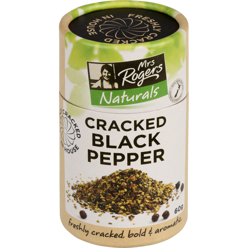 Mrs  Rogers Cracked Black Pepper 60g