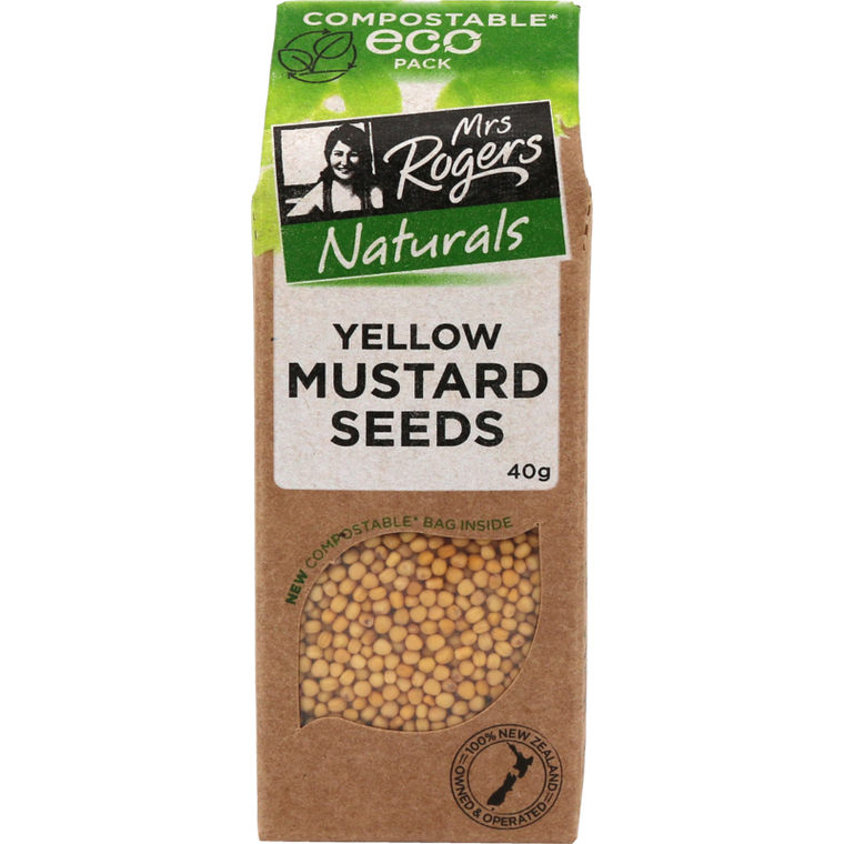 Mrs Rogers Mustard Seeds Yellow 40gm