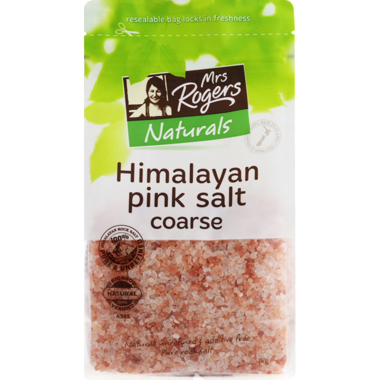 Mrs Rogers Himalayan Pink Salt Coarse 1kg