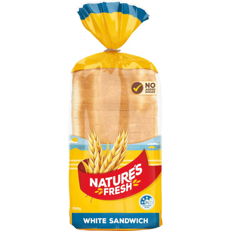 Natures Fresh White Sandwich 700g