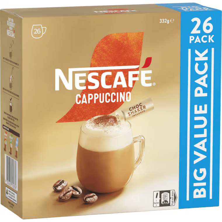 Nescafe Cappuccino Sachets 26pk