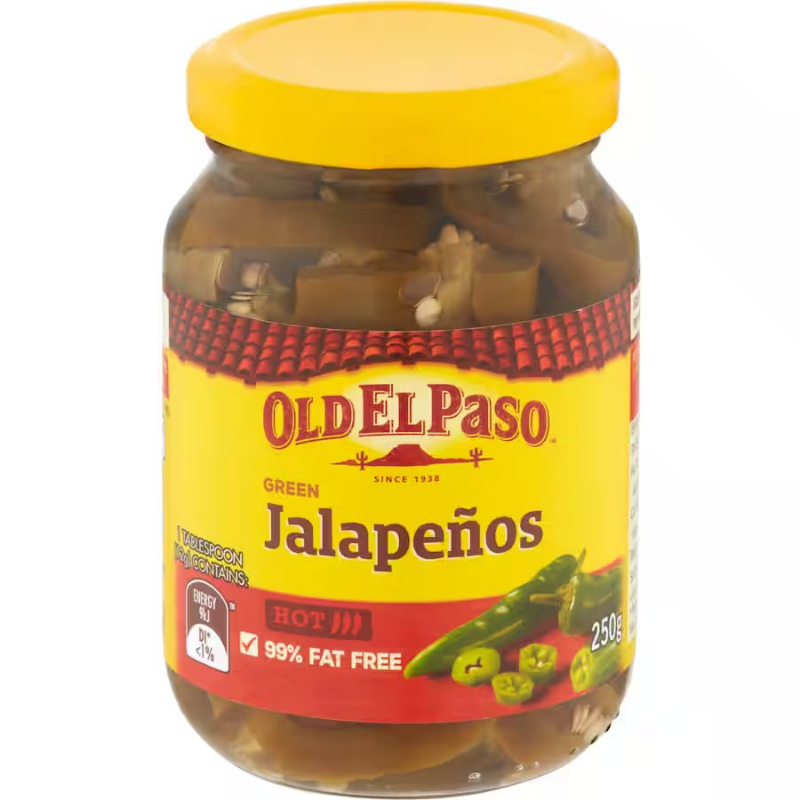 Old El Paso Pickled Sliced Jalapenos 250g