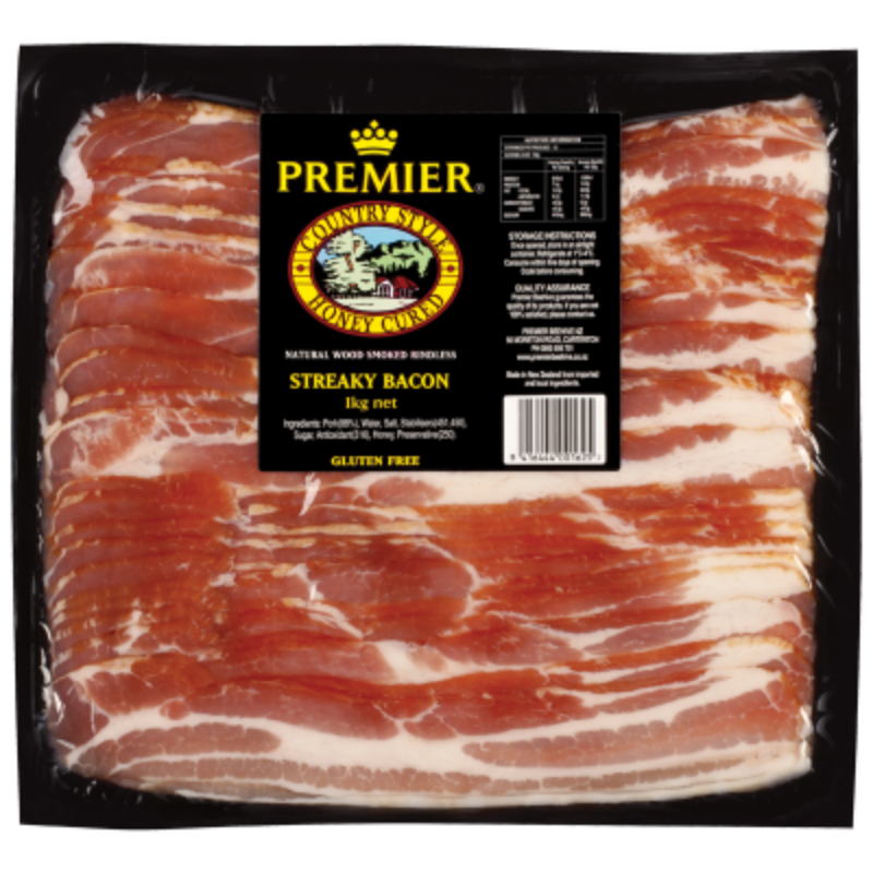 Premier Streaky Bacon 1kg