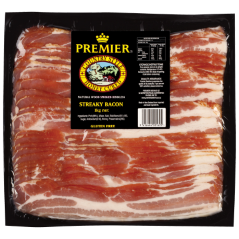 Premier Streaky Bacon 1kg