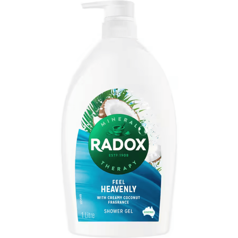 Radox Shower Gel Feel Coconut Rush Heavenly Pump 1L