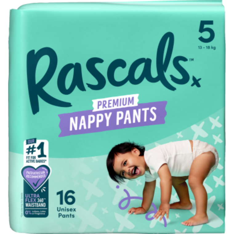 Rascal & Friends Nappy Pants Walker 13-18kg 16pk